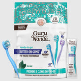 Ready-to-Go Butter on Gums Pre-Pasted Toothbrushes