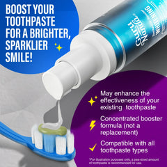 Whitening Toothpaste Booster with Enzymes & Peroxide – 1 fl oz