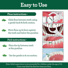 2-in-1 Dental Floss Picks