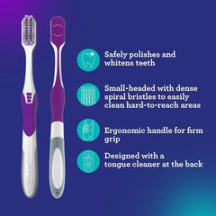GENTLE GIANT WHITENING SPIRAL TOOTHBRUSHES (200/Case)