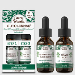 Gutcleanse With Wormwood, Clove & Fulvic Acid — 2-Step Supplement